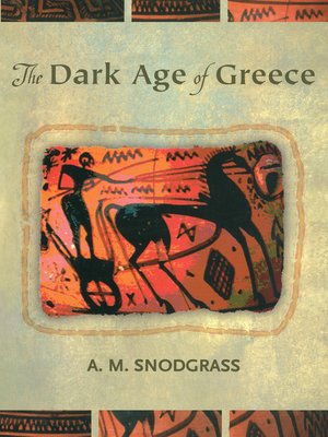 cover image of The Dark Age of Greece